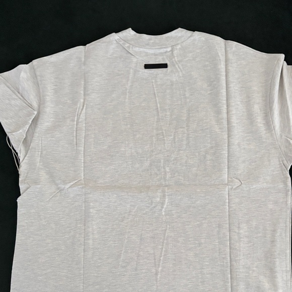 NBA Essentials Light Gray Tee with Blue Logo - Picture 4 of 4